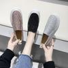 Spring Autumn Daily Routine Casual Slip On High Platform Shoes Women Fashion 2025 Comfortable and Elegant Sequins Woman Footwear