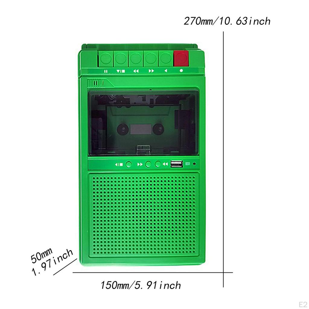 Portable Cassette Player Professional Repeater for Music Classroom Meetings