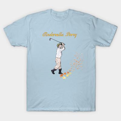 Asian Size Men Print T-shirt The Cinderella Gardener No-Cut Heat Transfer Print Cotton Tshirt