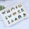 50pcs Forest Witch Stickers, Gothic Cool Waterproof Decorative DIY Decals, Matte Finish Rectangle PET Stickers