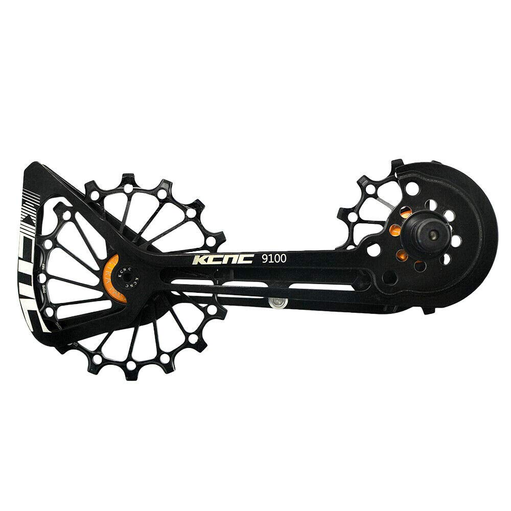 

KCNC Дорожная клетка OSPW с увеличенными шкивами для Shimano SK2260 Dura-Ace/Ultegra R8000/R9100, Черная, KOT39-001BK,