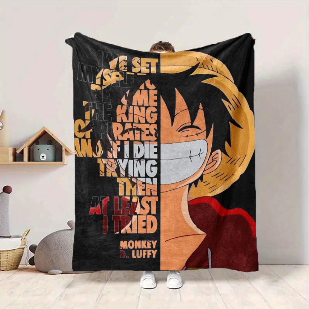 1pc One Piece Blanket Lightweight Flannel Blanket Throw Blanket For Sofa, Bed, Travel, Camping, Livingroom, Office, Couch