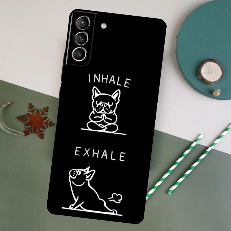 Funny french bulldog Phone Case For Samsung Galaxy S26 S24 Ultra S20 S21 S22 S23 S25 Plus S10 S25 FE Back Cover