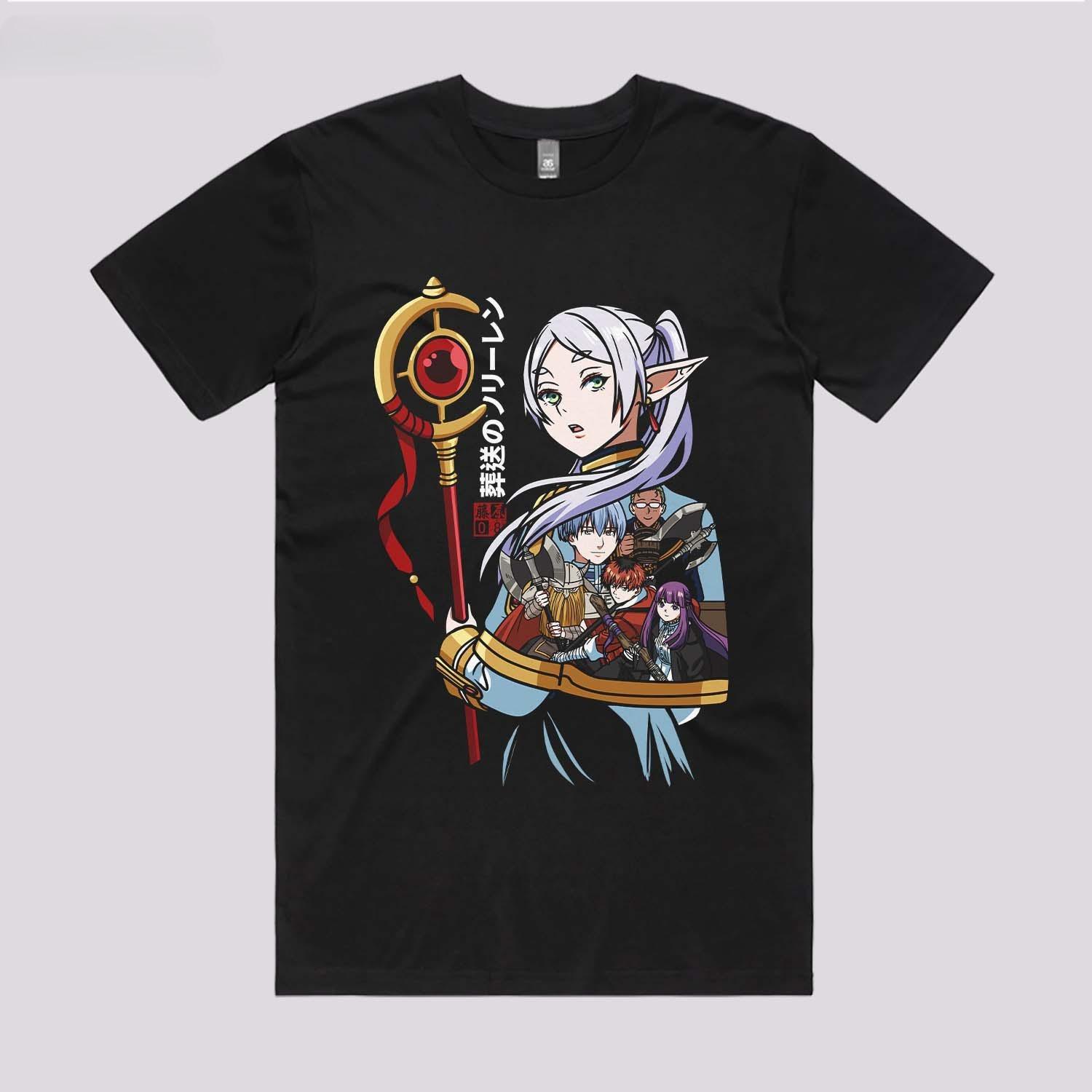 

2025 Summer Spell Return T-Shirt Five Wushu Japanese Anime Peripheral Printed Short Sleeve Top Men s and Women s Trend Top S