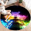Roronoa Zoro Round Area Rug Carpet Rug For Living Room Bedroom Sofa Playroom Decor Nonslip Floor Mat