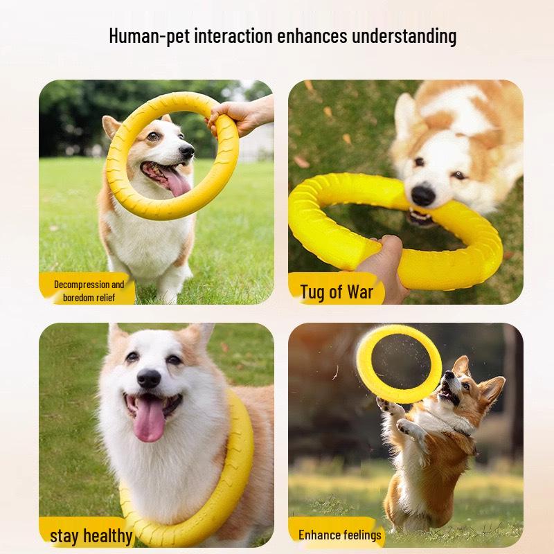 Professional Dog Training Pull Ring Toy - EVA Molar Ball