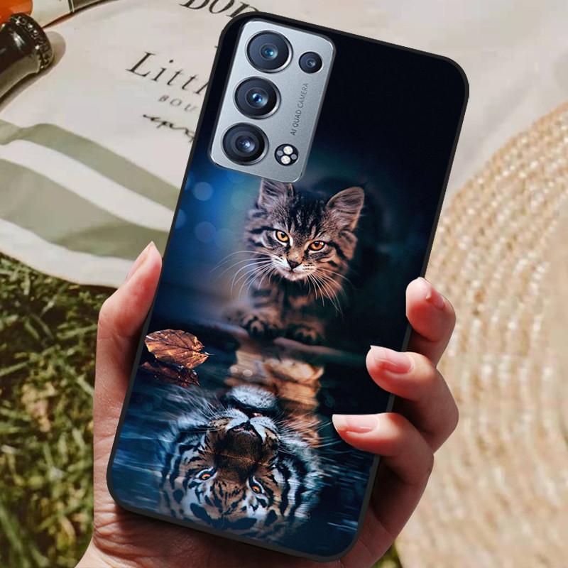 Für Oppo Reno 6 Pro 5G CPH2247 Hülle Silikon Rückseite Handyhülle Für Oppo Reno 6 Pro 5G CPH2249 Hüllen Reno6 Pro Weiche Stoßstange