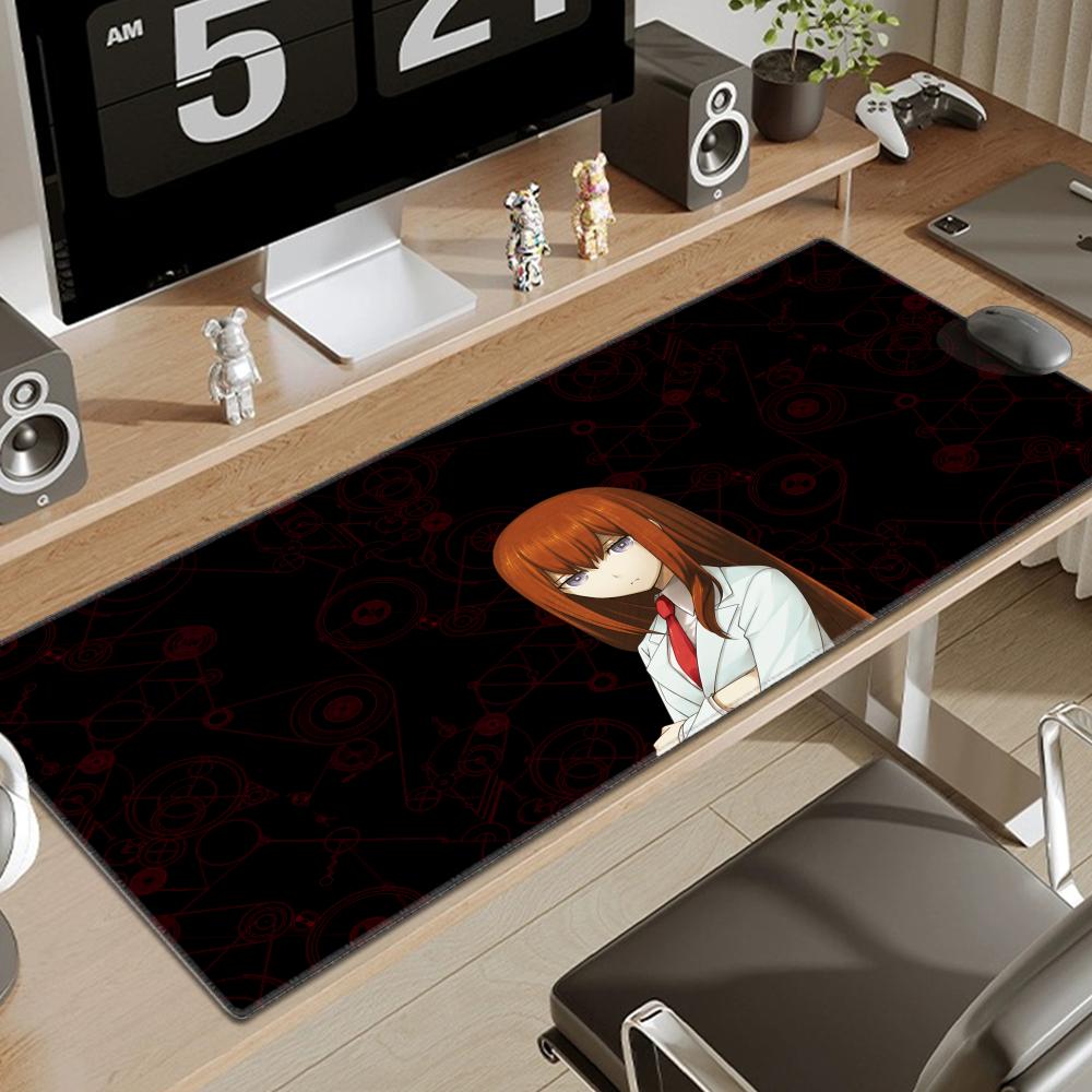 Steins Gate Mouse Pad Gamer Pad Big Gaming Mousepad Xl Mouse Mat Keyboard Mat Desk Mat Table Carpet Mausepad Computer Laptop Pad