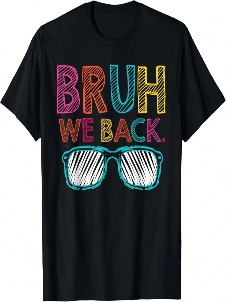 Cute Bruh We Back Teachers,Kids Funny We In Back To School T-Shirt S разноцветный