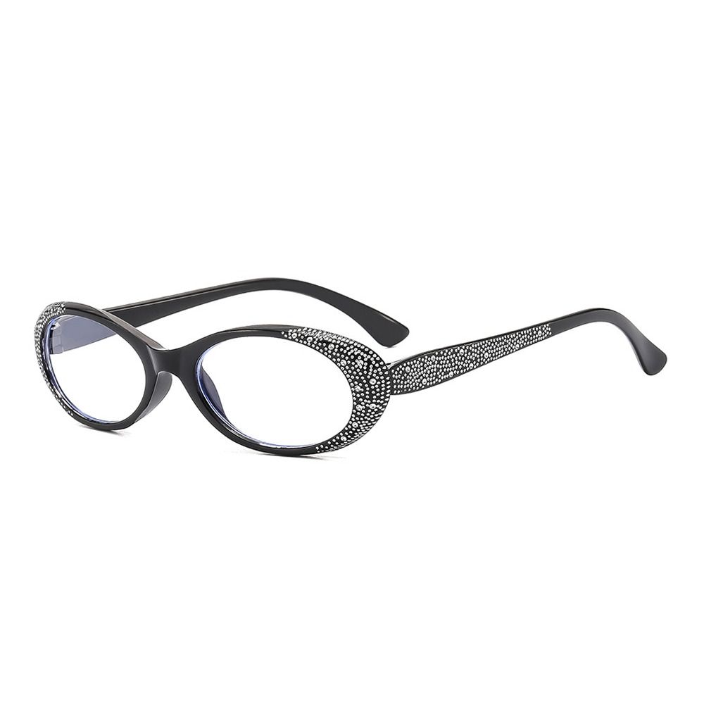 Women's Luxury Diamond Reading Glasses Trendy New Far Sight Eyeglasses for Men Ladies Blue Light Blocking Eyewear 0+1.0+4.0