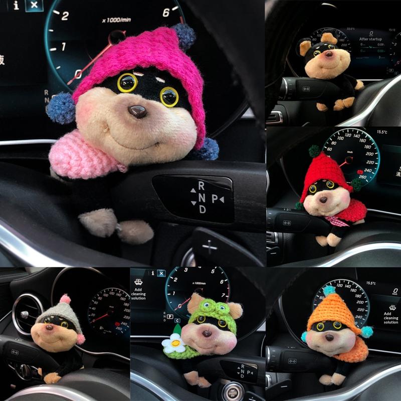 Cute Car Cute Wiper Ornaments Dog Turn Signal Switch Ornament Automotive Interior Decoration Accessories
