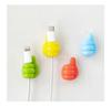 10pcs Thumb Hook Data Cable Charging Cable Non Punching Adhesive Hook Desktop Storage Fixing Device Cable Organizer
