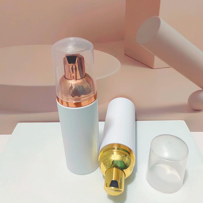 Matte Frosted Foam Face Wash & Eyelash Mousse Pump Bottle, 60ml