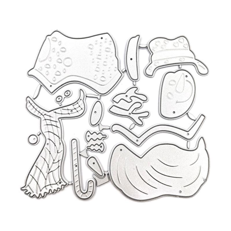 Christmas Series Die Cuts Stencils Template Molds Christmas Sleigh Metal Cutting Dies for Album Scrapbooking Decorations