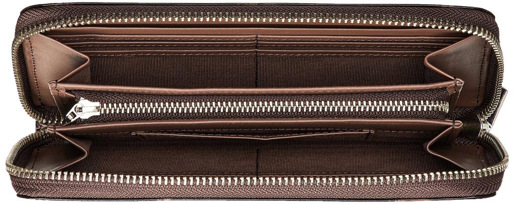 Real Mind Prima Crocodile Leather Chocolate Wallet,