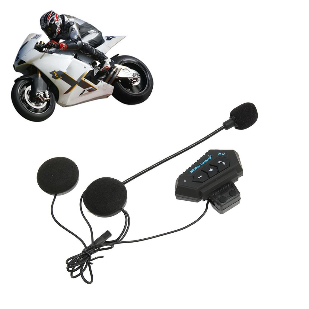 Motorcycle Helmet Bluetooth Headset Adjustable Volume Noise Reduction IP67 Waterproof Helmet Bluetoo