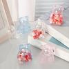 Bear-Shaped Candy Box Large Capacity Clear Plastic Storage Container Reusable Decorative Candy Storage Jar