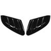 Pair Car Rearview Mirror Cover Glossy Black/Carbon Fiber Side Door Mirror Cover For Honda Civic 10th 2016 2017 2018