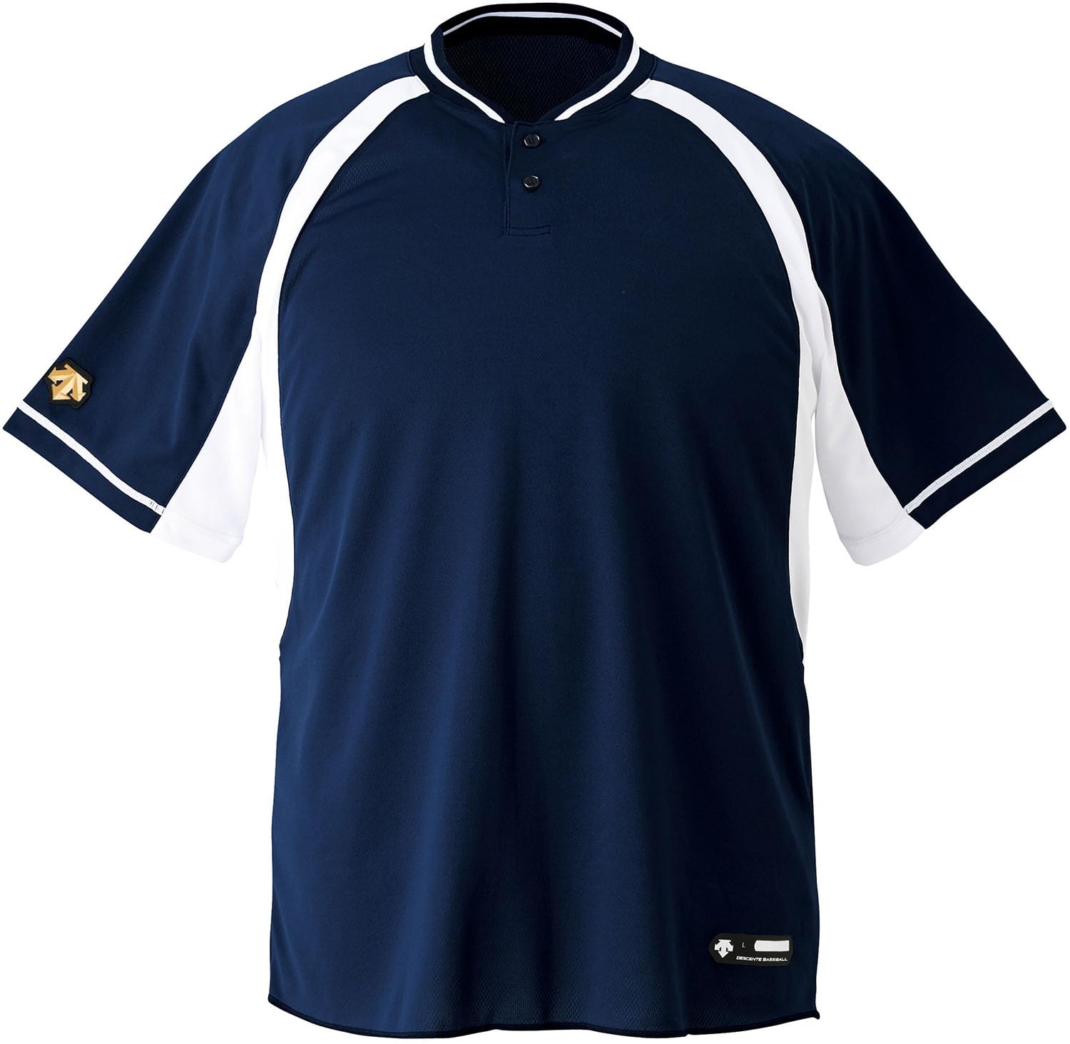 

Бейсбольная рубашка DB103B D Navy x S White O [DESCENTE] Мужская (DNSW)