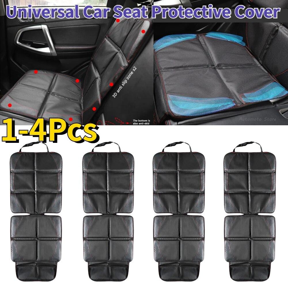 

1-4Pcs Car Seat Cover Children Safety Seat Anti-Slip Anti Scratch Mat Pads Waterproof Car Seat Protector Cushion for Baby Kid