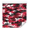 Red and Burgundy Military Camouflage Wallpaper for Living Room and Bedroom 50x1000