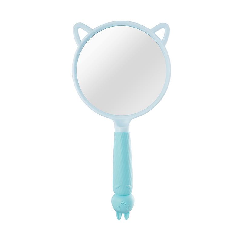 Pocket Demon Soft Cute Silicone Handle Mirror Girl Home Cute Handheld Mirror Portable High-definition Makeup Mirror