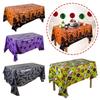 Pumpkin Ghost Spooky Bat Tablecloth Bronzing Haunted House Tablecover  Trick or Treat