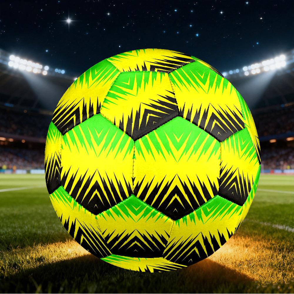 1pc Abstract Size 5 Soccer Ball Professional Match Training Football Indoor &Outdoor Sports Ball Lightweight Durable C6591