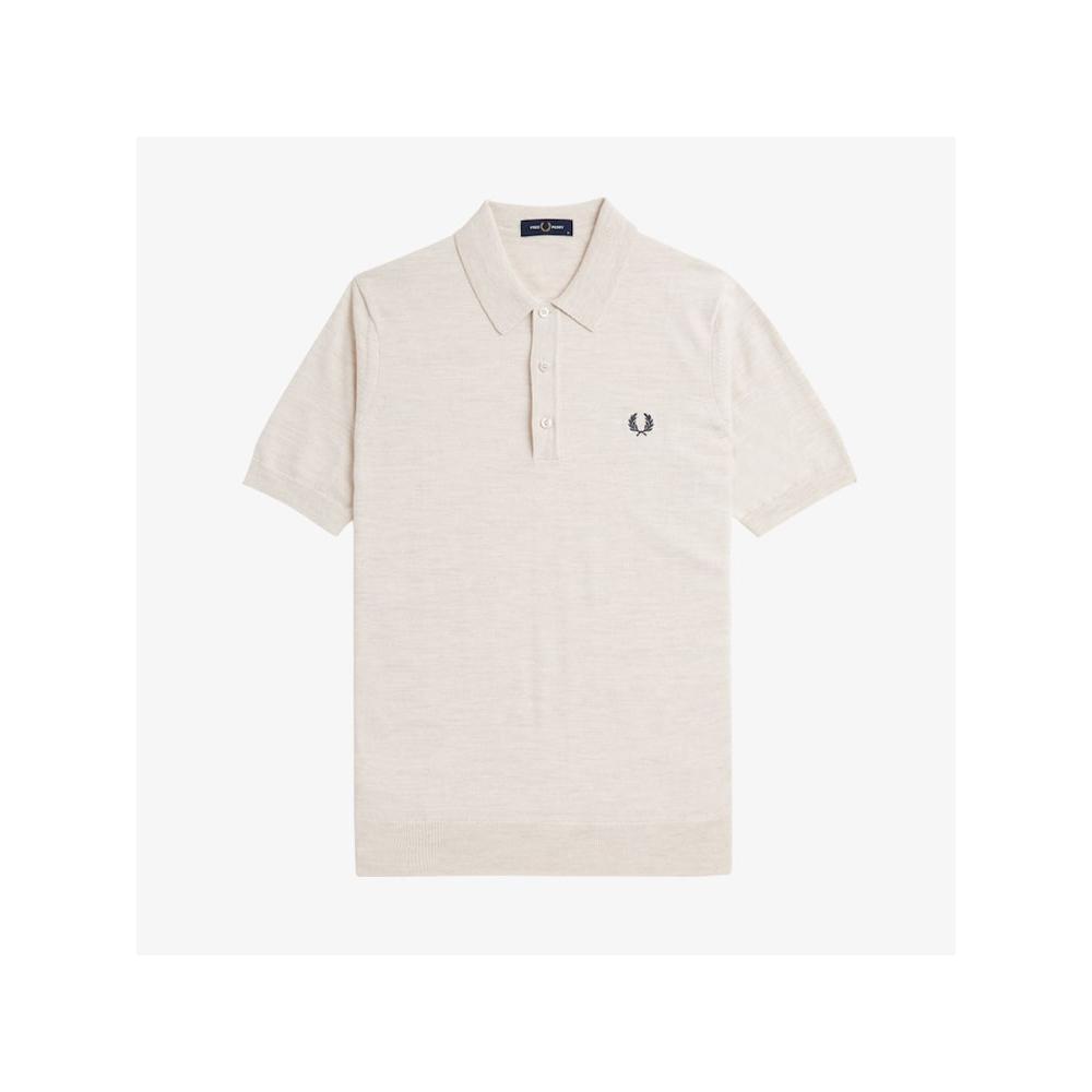 Fred Perry [headquarters Genuine] Fred Perry [sharp] Classic Merino Wool Knit Shirt  X23  Afpm2437623 X23 qzgAfpm2437623 X23