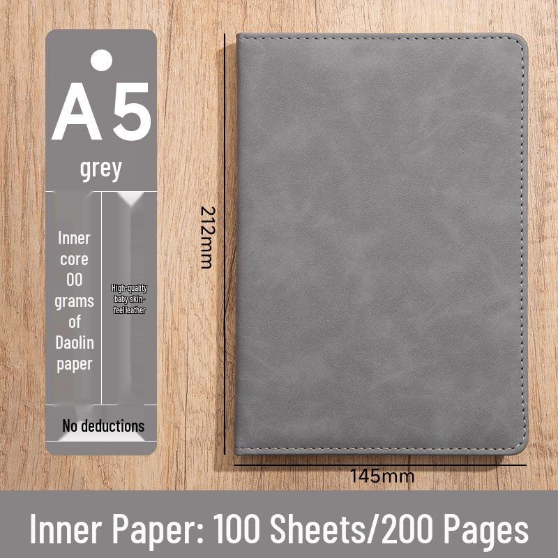 Custom Logo A5 High-End Office Notebook with Premium Cover and Inner Pages