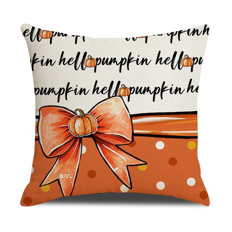 New Autumn Pumpkin Pillow Thanksgiving Atmosphere Decoration Home Cushion Indoor Living Room Sofa Pillow Cover