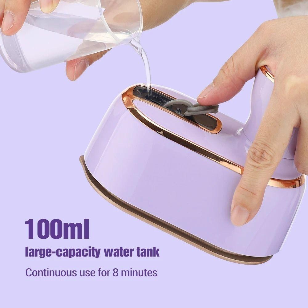 Handheld Steam Electric Iron Foldable Compact Wrinkle Remover Garment Steamer  Business Trip