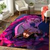 1Pc Purple Pink Fantasy Rug, Office Carpet Indoor Outdoor Doormat, Non-Slip, Comfortable, Living, Christmas Halloween, Xmas Gift N193