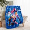 KPop Demon Hunters Theme Printed Blanket - Perfect for Couch, Bed, Travel & Outdoor Use | Machine Washable, Cozy & Durable.