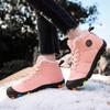 2025 New Winter Children's Waterproof Cotton Shoes Outdoor High-top Snow Boots Velvet Non-slip Camouflage Bottom To Keep Warm