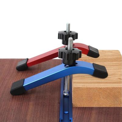 Druckplatte für die Holzbearbeitung, Inversions-T-Schienen-Niederhalteklemme, Aluminiumlegierung, Klemmblock für die Holzbearbeitung, DIY mit T-Schrauben, T-Schiebern