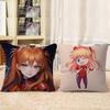 Asuka Langley Soryu Ahornblatt Design Kissenbezug Fröhliche Herbsternte Dekor Feiertagsdekorati Kissenbezug