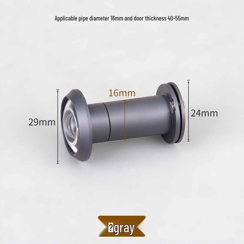 Zinc Alloy Anti-Pry HD Glass Door Peephole for Home Security