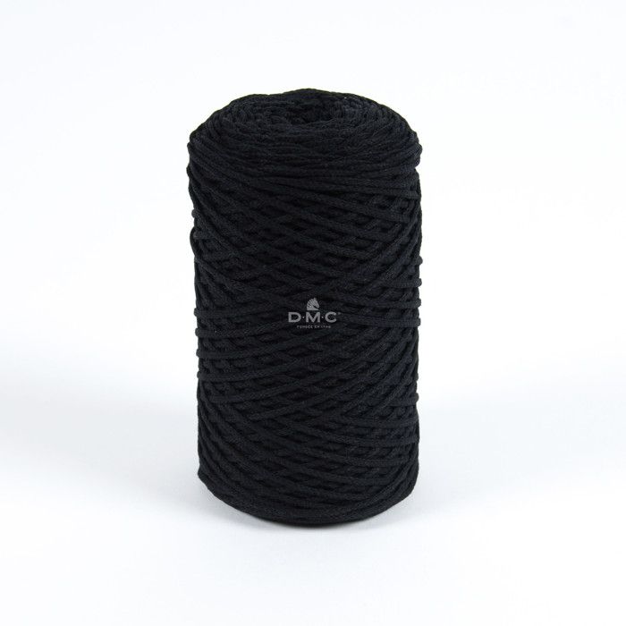 Fil Coton Recyclé Eco Vita 4mm 250g Col. 72 noir