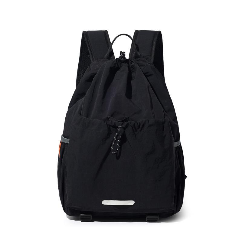 Schoolbag Outdoor Sports Backpack Men's and Women's Lightweight Waterproof Drawstring Mountaineering Travel College Students Class School Bag Computer