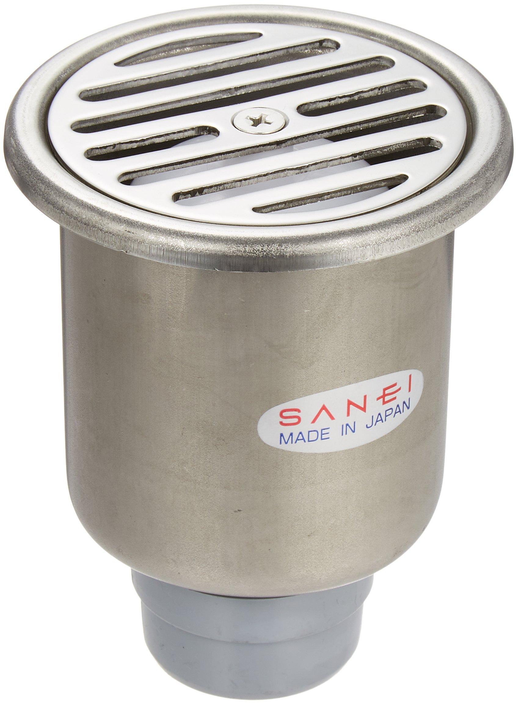 

SANEI Гидрозатвор 50 Нержавеющая сталь Один для труб VU и VP, Сифон, Совместимый, H530-75X40