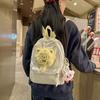 Schoolbag1011 autumn and winter new lightweight plush pendant cute little schoolbag girl cartoon travel backpack