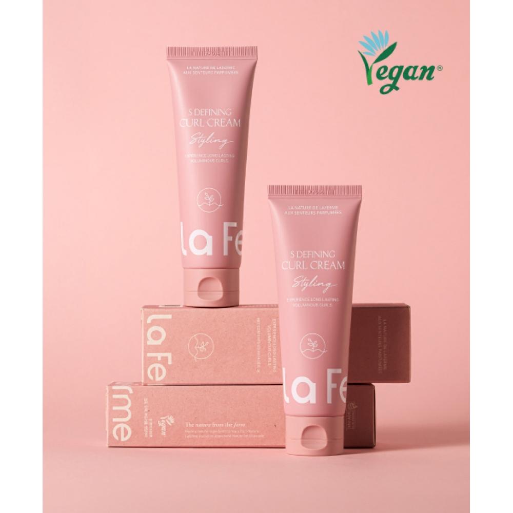 La Ferme S Defining Curl Cream 120ml + Free Shampoo And Conditioner Sample Kit