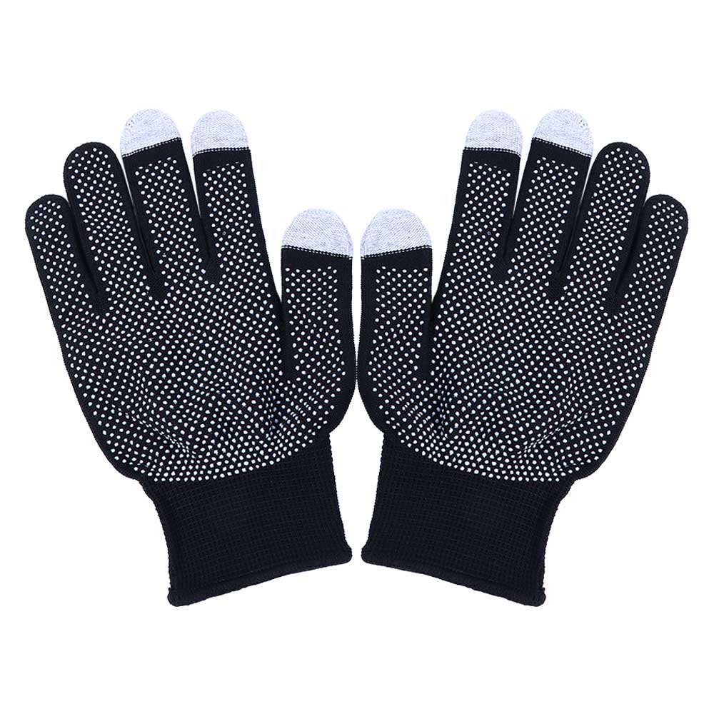 Sport Solid Color Outdoor Cycling Driving Windproof Full Finger Gloves Anti-skid Mittens Men Nylon Gloves Touch Screen Gloves