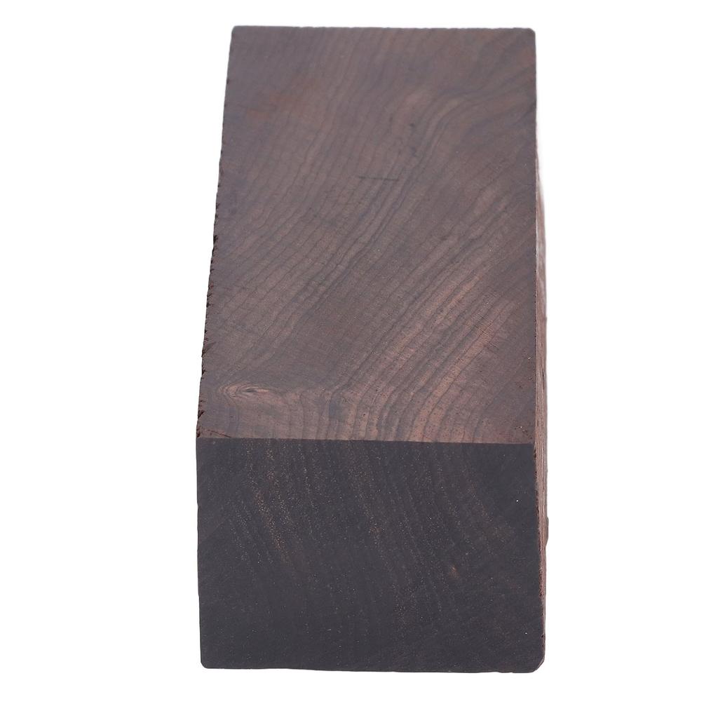 Ebony Wood Blank Woodcraft Carving Block Rectangular Wooden Block for DIY Crafts Instrument Handle P