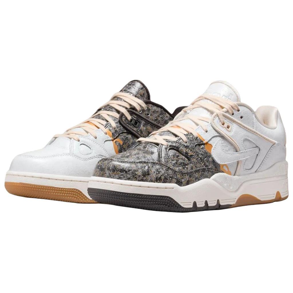 Nike X Nigo Air Force 3 Kintsugi Pack Comfortable Fit Low-Top Sneakers Men sneakers White Gray IB1801-001