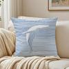 WWhale Cushion Cover Linen Pillowcase Soft  for Sofa Bed Home Room Decor