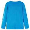 Children's Long-Sleeved Shirt Cobalt Blue 116
