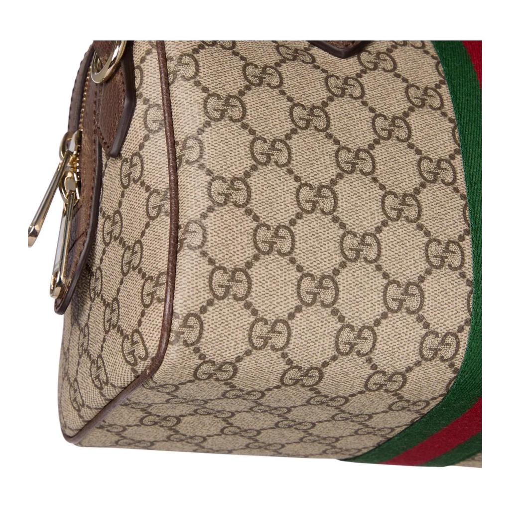 Gucci Ophidia Logo Læder Skulder Tote Taske Mellem Størrelse Damehåndtasker Brun 836825-FAE0J-9867