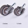 Universal Rubber Swivel Castor Widely Used for Office Floors Wood Hardwood Parquet Used for Furniture Easy To Clean